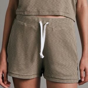 New Rag & Bone Fern Cotton/Modal Rib Short NWT Size Large